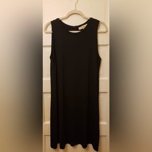Loft Black Tank Dress size L  sleeveless